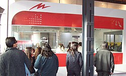 Estudio de Radio Mitre durante la Feria del Libro en Buenos Aires