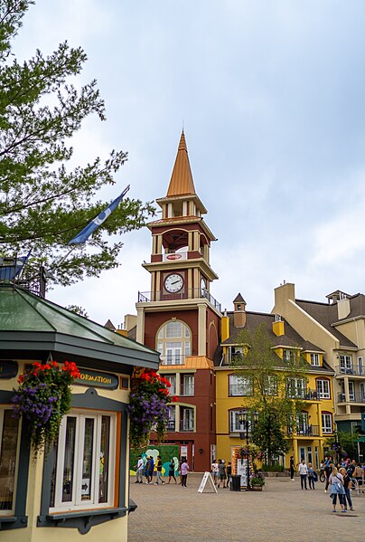 File:Mont-Tremblant Pedestrian Village Tower.jpg