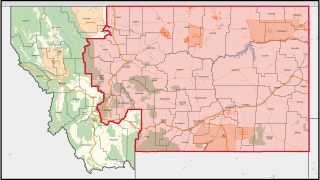 <span class="mw-page-title-main">Montana's 2nd congressional district</span> U.S. House district for Montana