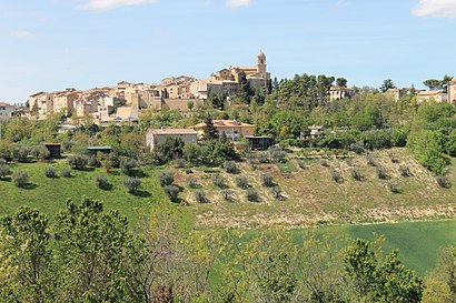 Come arrivare a Montegiberto con i mezzi pubblici - Informazioni sul luogo