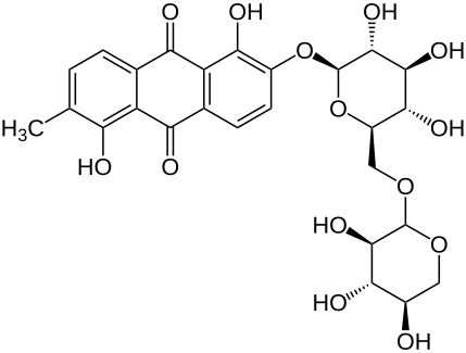 File:Morindin Structural Formulae V.1.svg