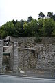 Català: Mur de la carretera a l'alçada de FEDA (Encamp) This is a photo of a heritage property registered in the General Inventory of Cultural Heritage of Andorra