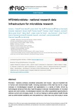 Thumbnail for File:NFDI4Microbiota – national research data infrastructure for microbiota research.pdf