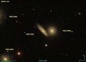 NGC 4091 makalesinin açıklayıcı resmi