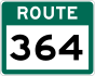 Route 364 shield