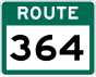 Route 364 shield