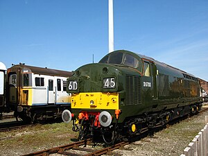 British rail Class 37 (D6700) раннего выпуска