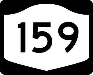 <span class="mw-page-title-main">New York State Route 159</span> State highway in Schenectady County, New York, US