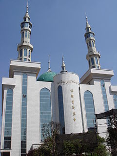 A fachada da mesquita.