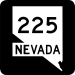 Nevada State Route 225 road sign