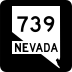 State Route 739 marker