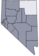 內華達州埃爾科縣地圖