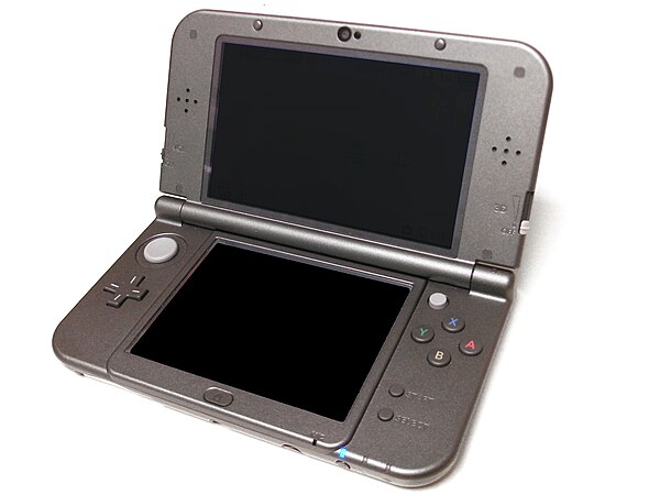 New Nintendo 3DS XL in metallic black