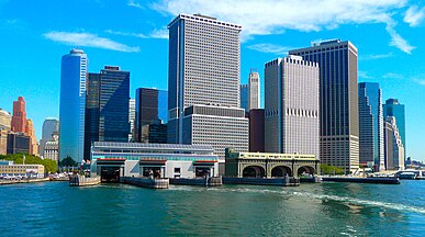 The Whitehall Ferry Terminal and Battery Marine Building