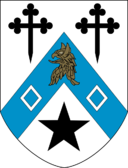 Newnham College heraldic shield