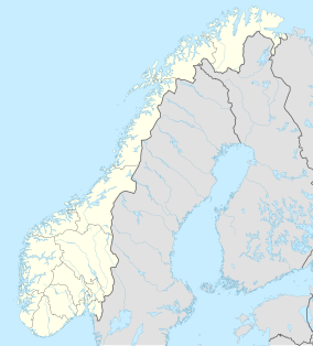 Carte indiquant l'emplacement de la réserve naturelle de Mellandsvågen