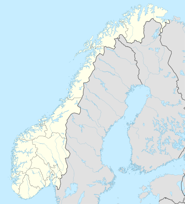 Carte de la Norvège