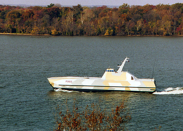 Port side view of Royal Norwegian Navy corvette Skjold.