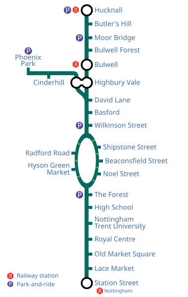 File:NottinghamExpressTransit-Line1-Map.svg