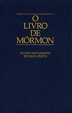 The Portuguese translation of the Book of Mormon, originally published in 1939 O livro de mormon.jpg