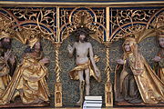 English: Detail of the altar by Claus Berg in St. Knuds church (the cathedral) in Odense, Denmark