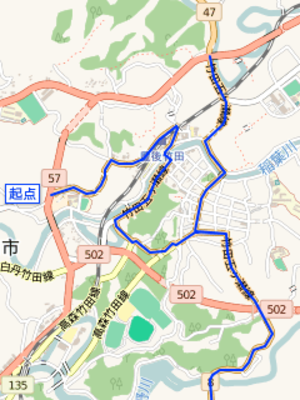 300px oita kumamoto miyazaki prefectural route 8 takeda city %28openstreetmap%29