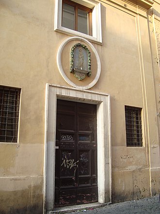 View of oratory and facade Oratoire Santa Maria Immacolata della Concezione.JPG