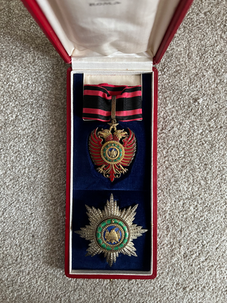 <span class="mw-page-title-main">Order of Skanderbeg (1925–1945)</span> Order of merit of the Albanian Republic