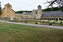 L'abbaye d'Orval (province du Luxembourg).