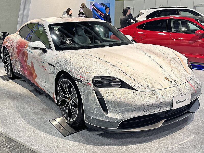 File:Osaka Mobility Show 2023 (74) - Porsche Taycan 4S Art Car.jpg