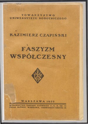 PL Kazimierz Czapiński - Faszyzm współczesny.pdf