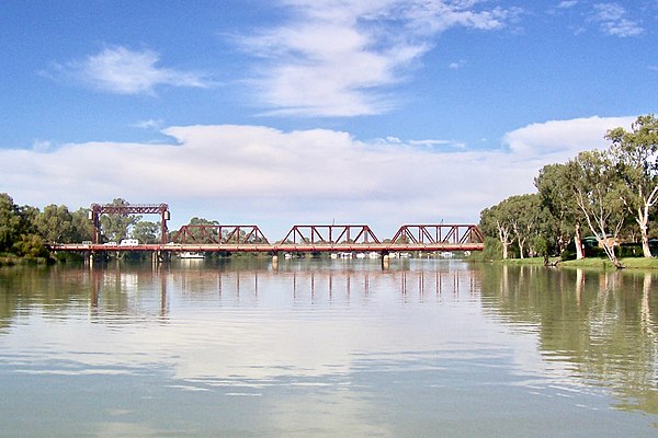 Paringa Bridge over the River Murray