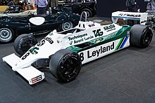 Williams won the 1981 Constructors' Championship with the FW07C Paris - Retromobile 2014 - Williams FW07C-D - 1981 - 003.jpg