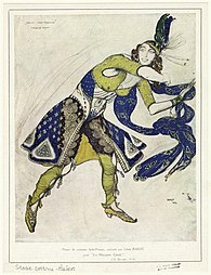 Léon Bakst, Danse perse (Luisa Casati), New York Public Library.
