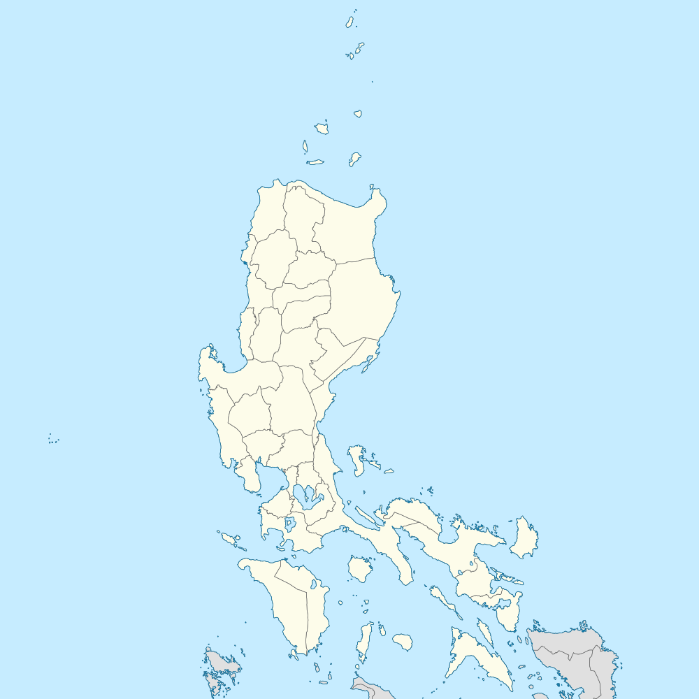 Mapa skupiny ostrovů Luzon zobrazující nejlidnatější města a obce v Luzonu (2015)