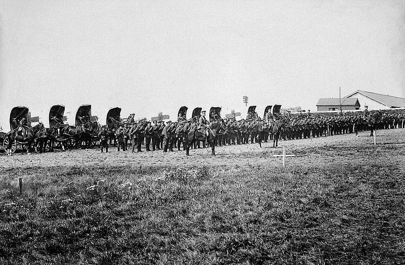 File:Photograph; 17th Field Ambulance. Wellcome L0023607.jpg