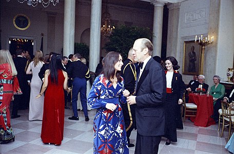 Peggy Fleming és Gerald Ford amerikai elnök