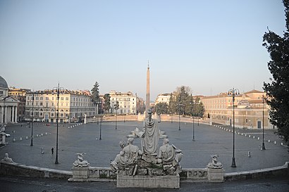 Come arrivare a Piazza del Popolo con i mezzi pubblici - Informazioni sul luogo