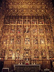 Español: El retablo mayor Français : Le retable du maître-autel English: The altarpiece