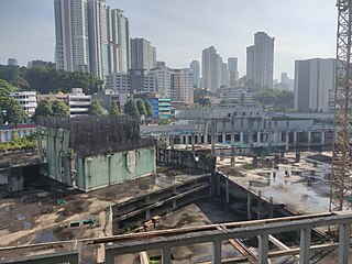 Plaza Rakyat Skyscraper in Kuala Lumpur, Malaysia