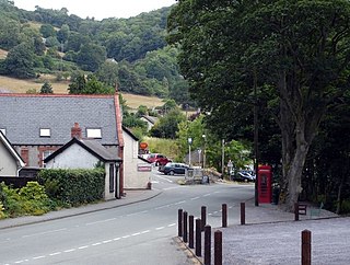 <span class="mw-page-title-main">Pontfadog</span> Village in Wrexham County Borough, Wales