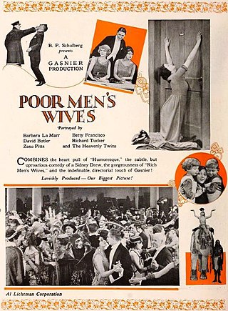 <i>Poor Mens Wives</i> 1923 film