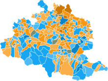 Population absolute variation between 2010 and 2015 per commune in the Ariège department, France.svg