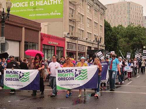 Basic Rights Oregon at Portland Pride