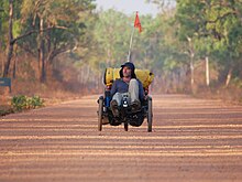 Radu Păltineanu cycling Cape York Peninsula, November 2021