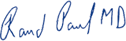 Rand Paul aláírása