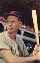 Red Schoendienst #2' on the Left Field Cardinal Hall of F…