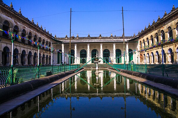 Image: Reflection of Hooghly Imambara