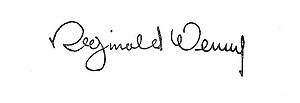 Thumbnail for File:Reginald Denny autograph.jpg