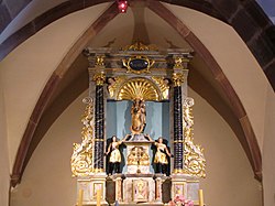 Maître-autel "Vierge à l'enfant" (XVIIe-XVIIIe-XIXe)